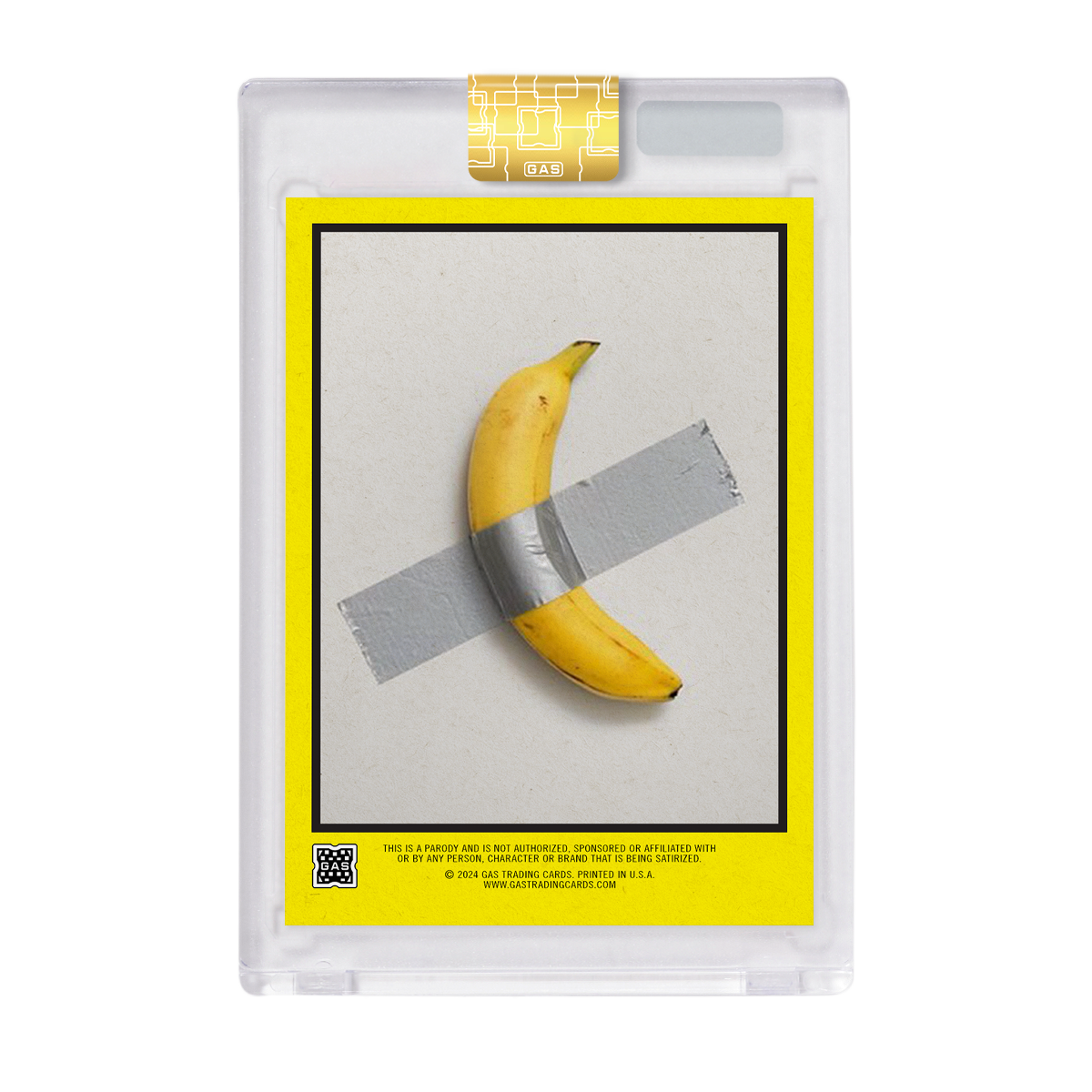 Limited Edition Justin Sun GAS Banana Foil Card