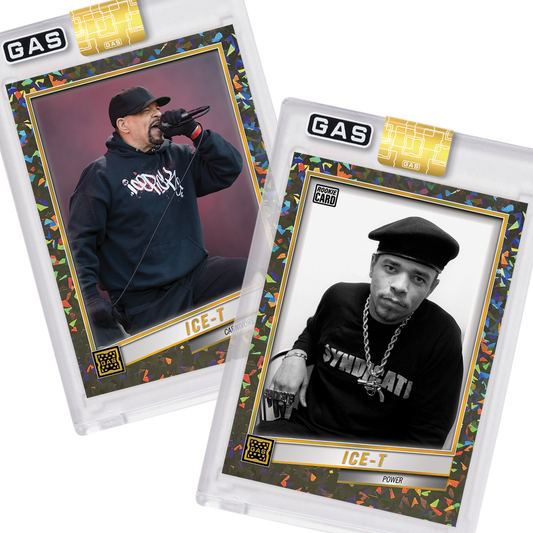 Limited Edition Ice-T 2023 GAS Cracked Foil Hip-Hop Trading Cards Set