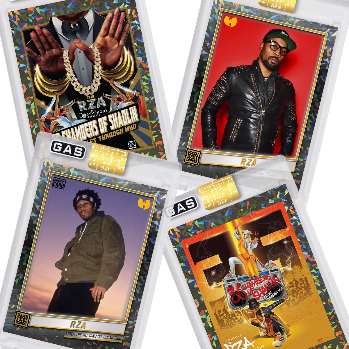 Limited Edition RZA 2023 GAS Cracked Foil Prism Hip-Hop Trading Cards – GAS TRADING  CARDS