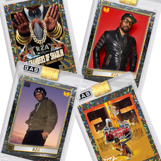 Limited Edition RZA 2023 GAS Cracked Foils Hip-Hop Trading Cards Set