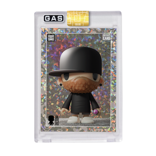 Limited Edition GAS Clutter Artist Series #1 Lil CZee by CZee13 Cracked Foil Rookie Card