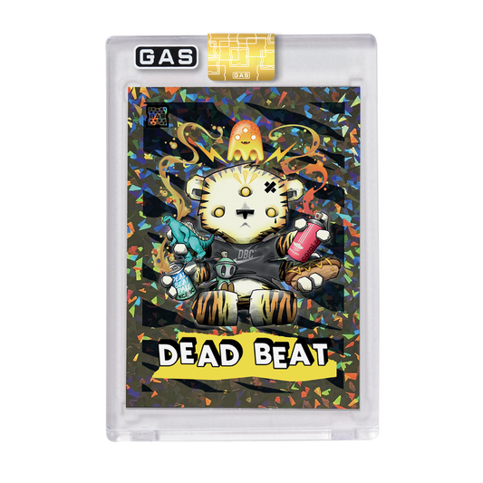 Limited Edition GAS Clutter Artist Series #2 Dead Beat City Cracked Foil Card