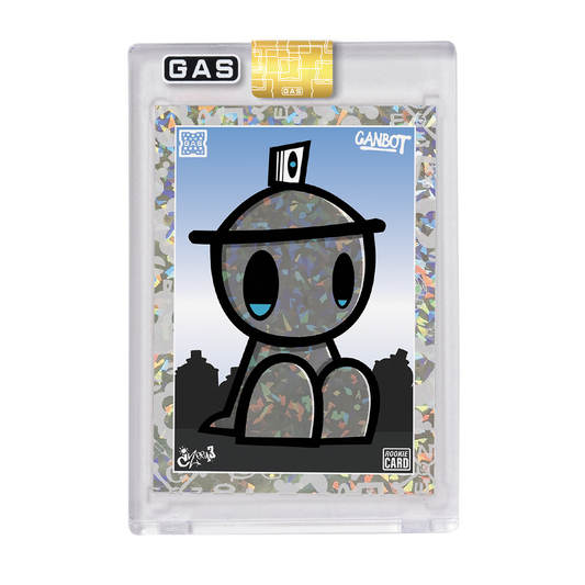 Limited Edition GAS Canbot Artist Series #1 OG Canbot by CZee13 Cracked Foil Rookie Card