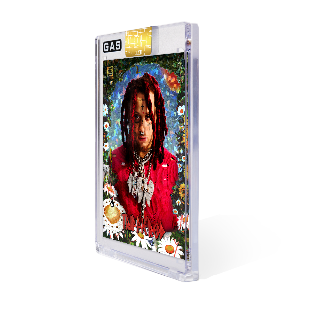 Limited Edition Trippie Redd Cracked Foil #’d to 100 GAS Card Set