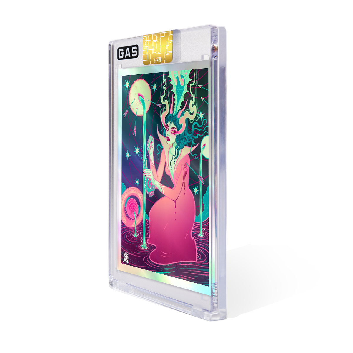 Limited Edition GAS Tara McPherson Rainbow Foil Card