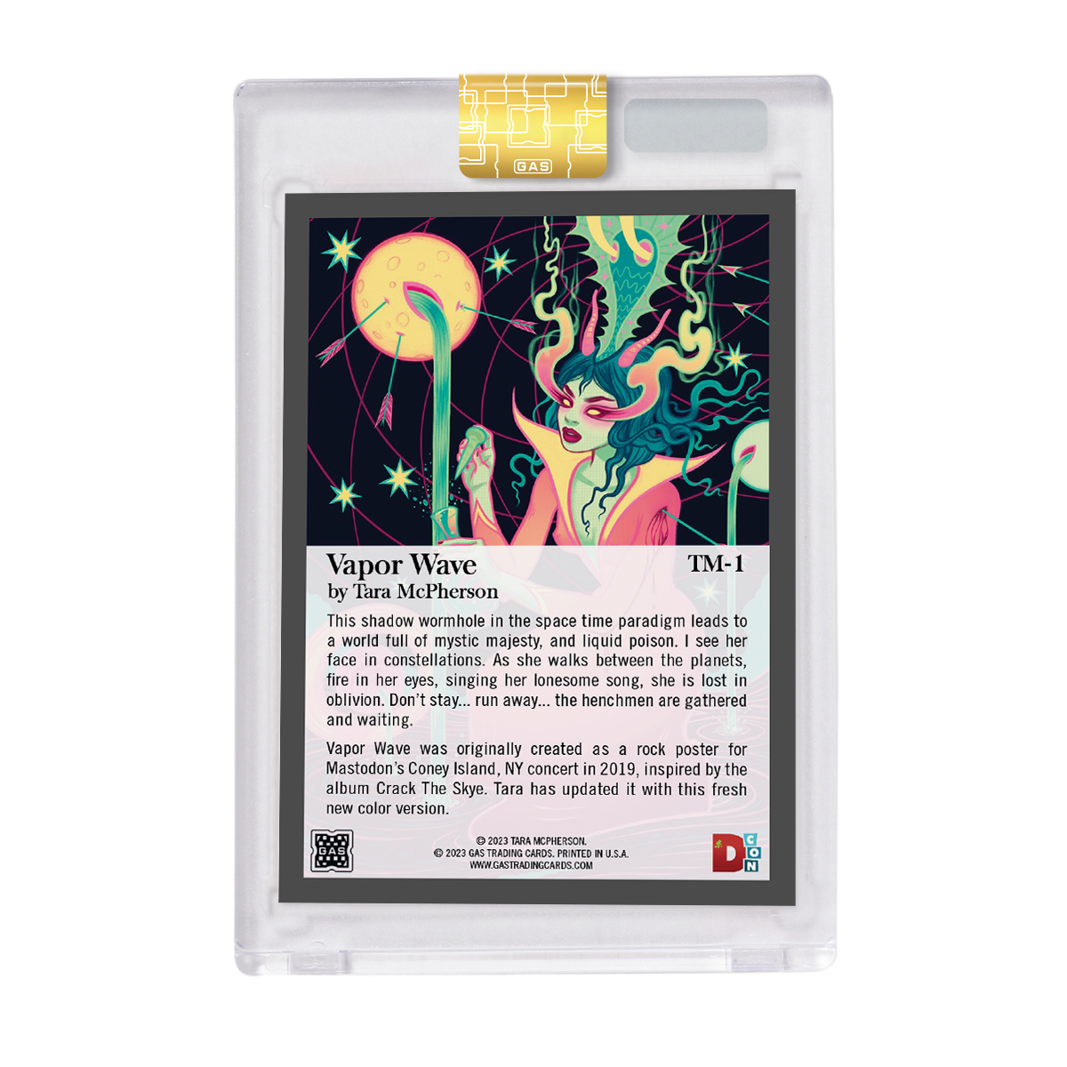 Limited Edition GAS Tara McPherson Rainbow Foil Card