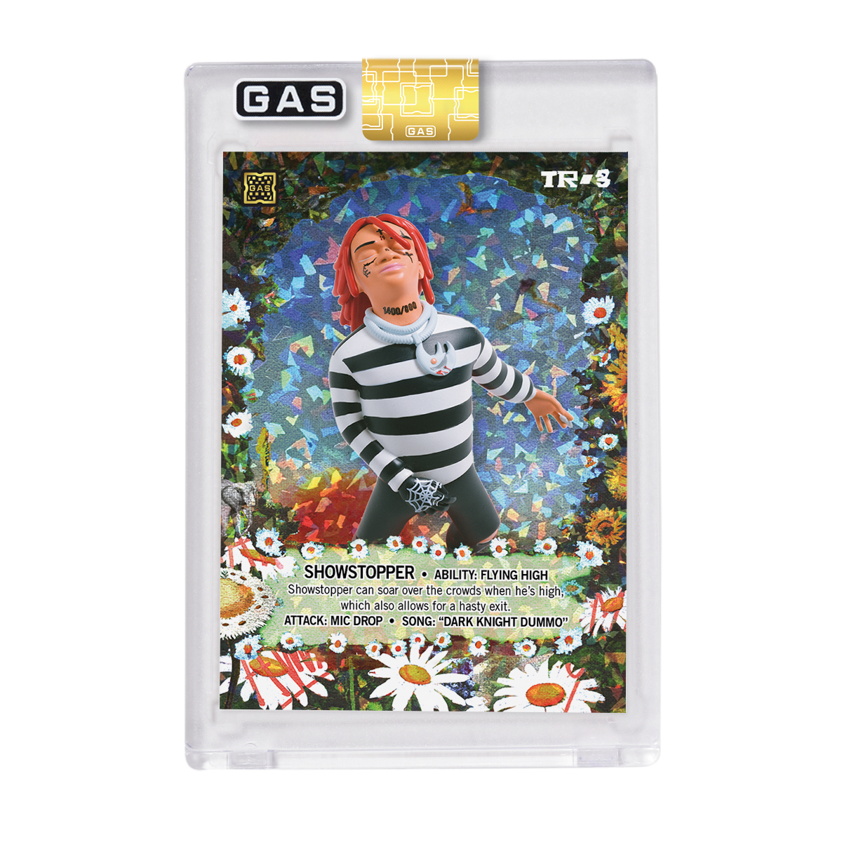 Limited Edition Trippie Redd Cracked Foil #’d to 100 GAS Card Set