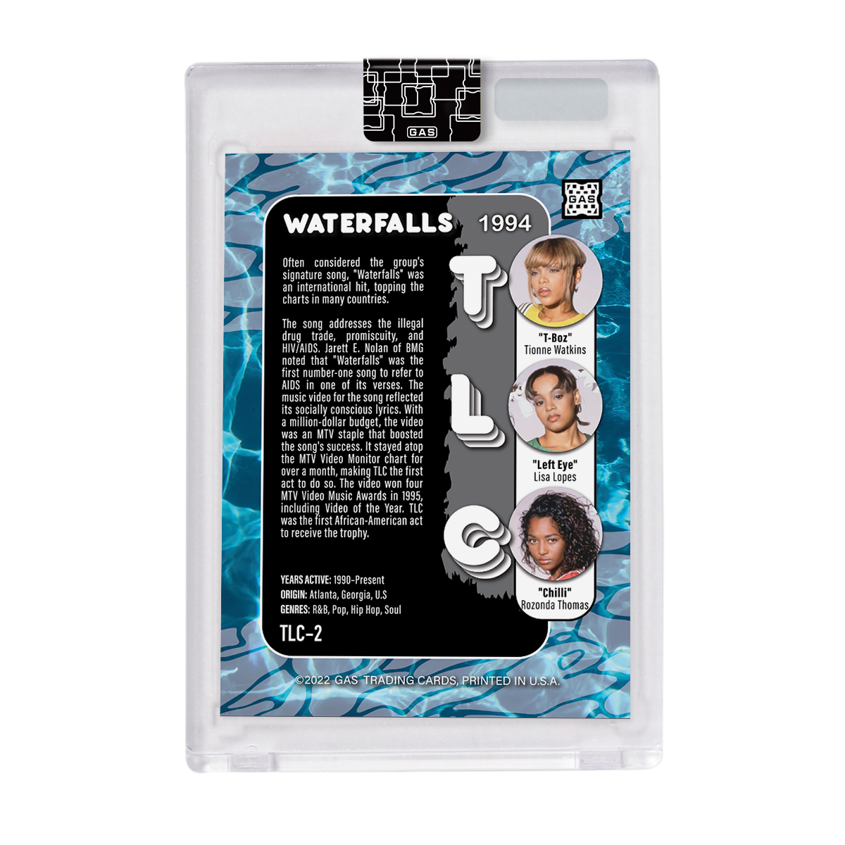 The Official TLC GAS Trading Cards Set