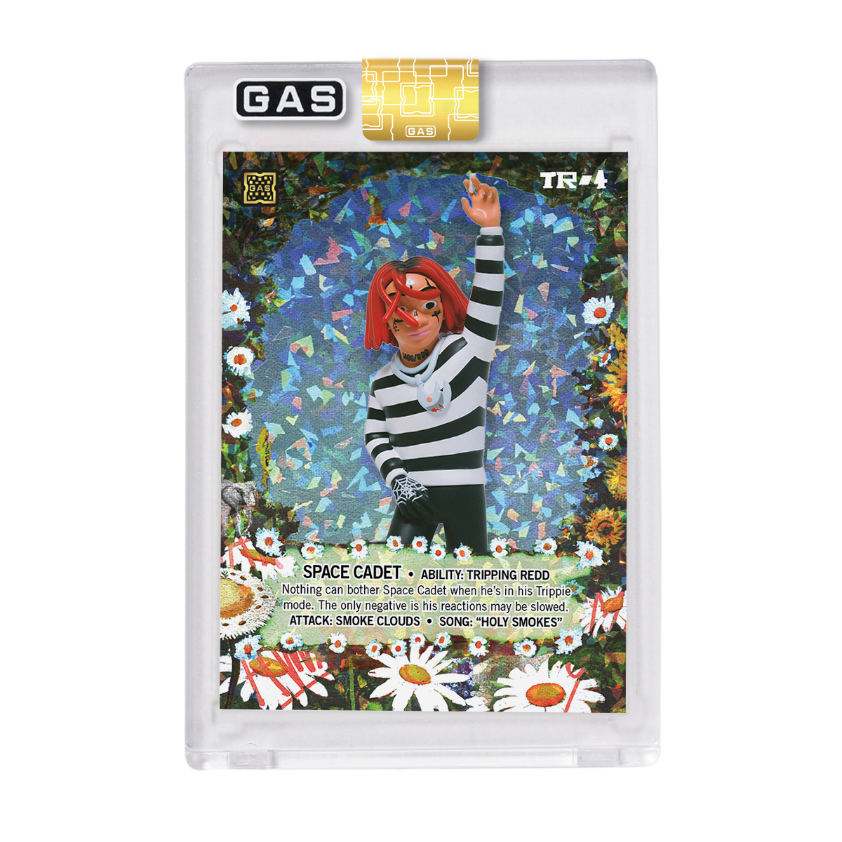Limited Edition Trippie Redd Cracked Foil #’d to 100 GAS Card Set
