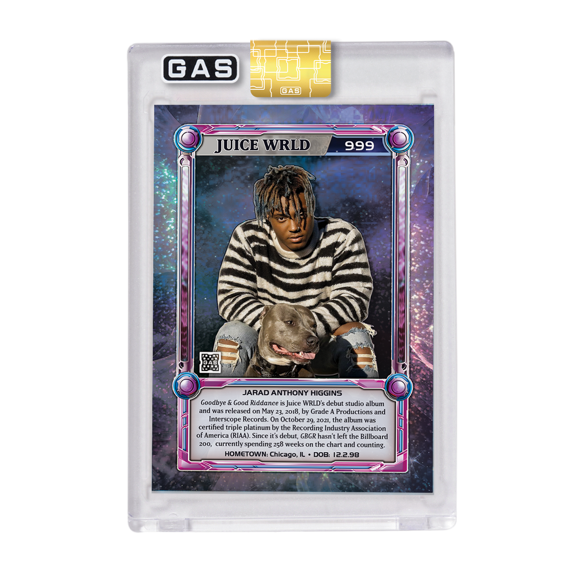 The Official Juice WRLD GAS Trading Card