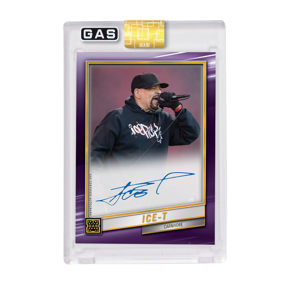 Limited Edition Ice-T 2023 GAS Cracked Foil Hip-Hop Trading Cards Set