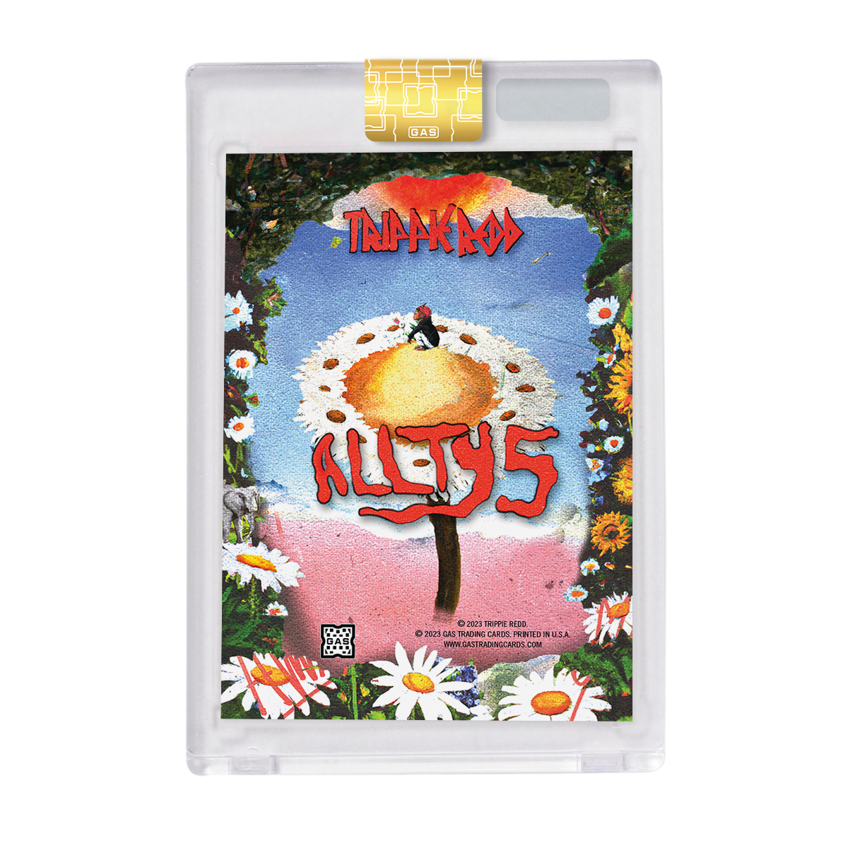 Limited Edition Trippie Redd Cracked Foil #’d to 100 GAS Card Set