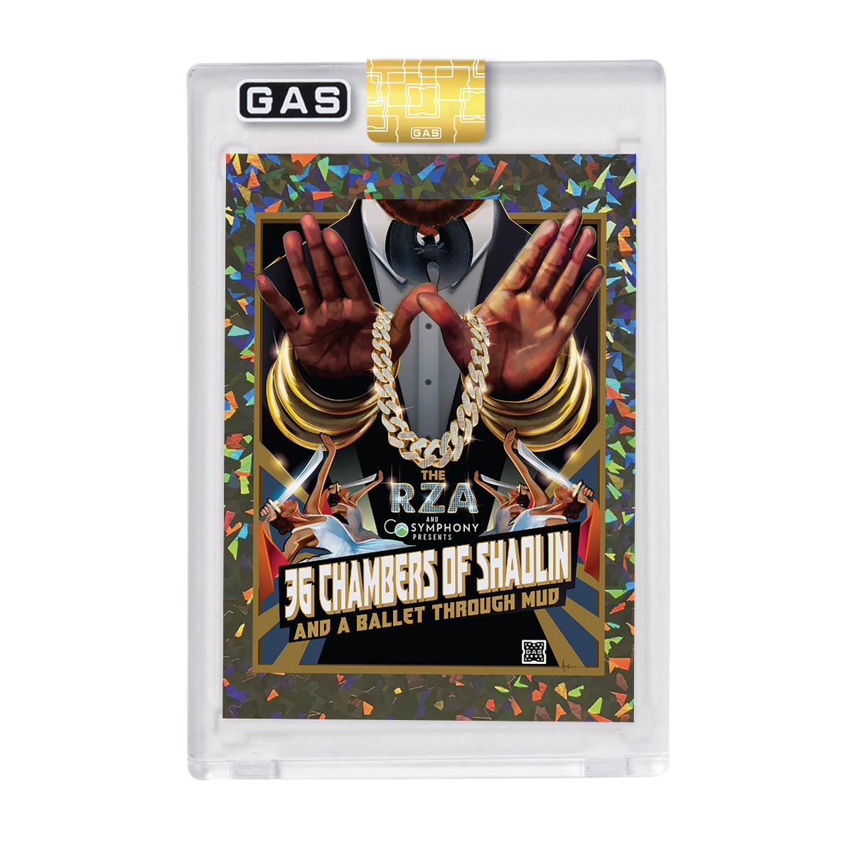 Limited Edition RZA 2023 GAS Cracked Foils Hip-Hop Trading Cards Set