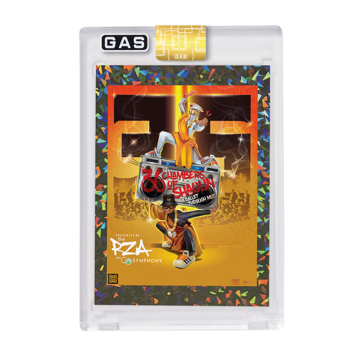 Limited Edition RZA 2023 GAS Cracked Foils Hip-Hop Trading Cards Set