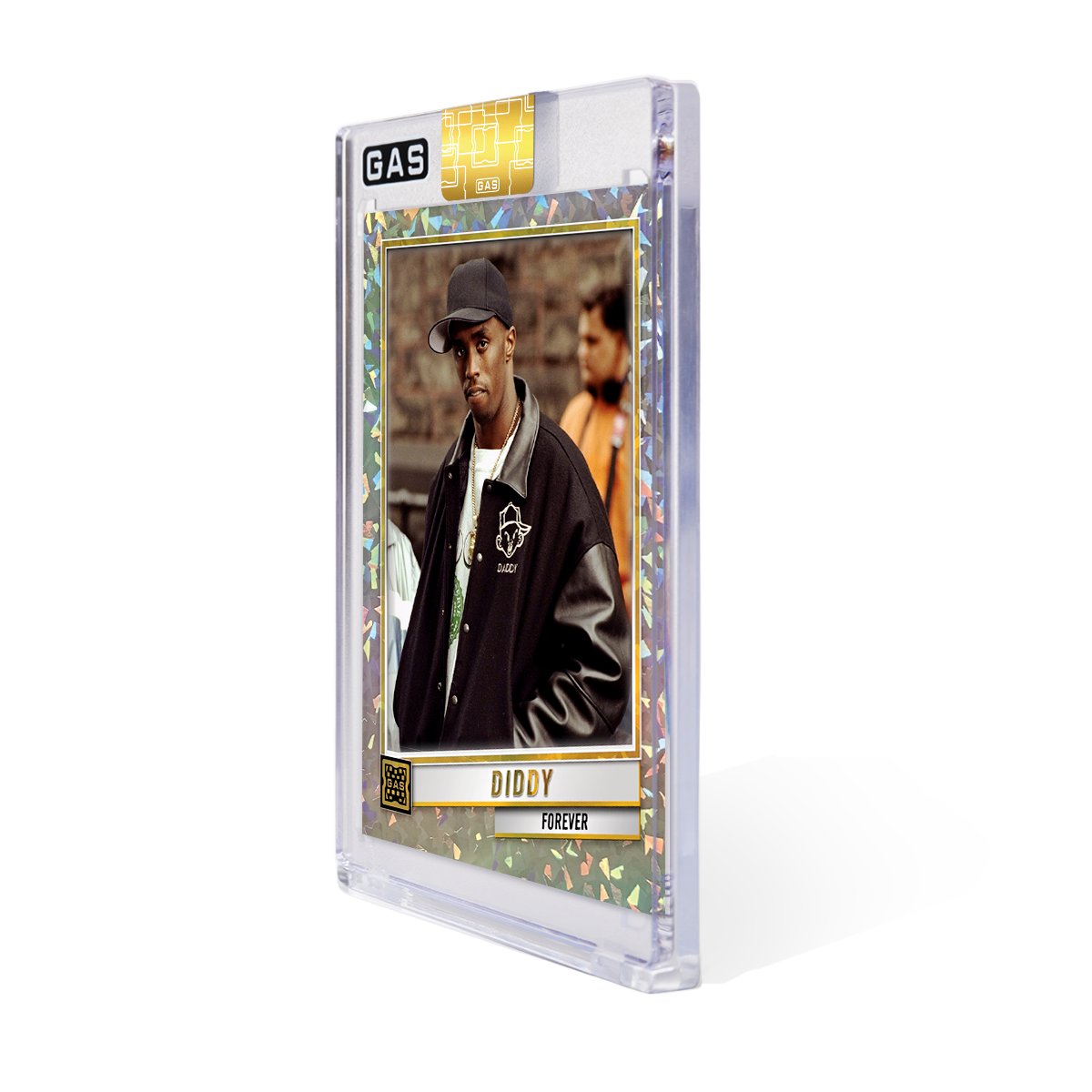 Limited Edition Diddy 2023-24 GAS Cracked Foil Prism Hip-Hop Trading Cards Set