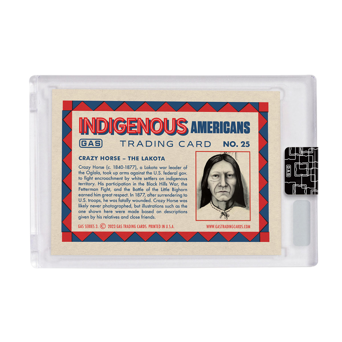 GAS Series 3 #25 Crazy Horse Open Edition Trading Card
