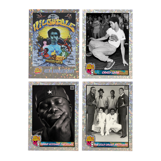 Limited Edition Wild Style 40th Anniversary GAS Cracked Foil Cards #1-4 Set