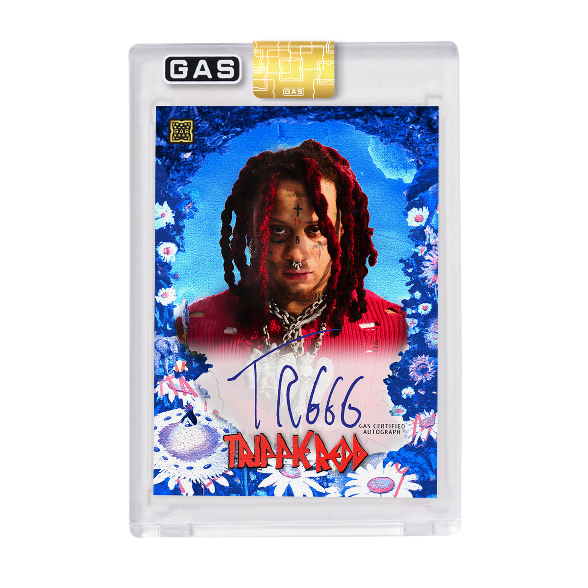 Limited Edition Trippie Redd Cracked Foil #’d to 100 GAS Card Set