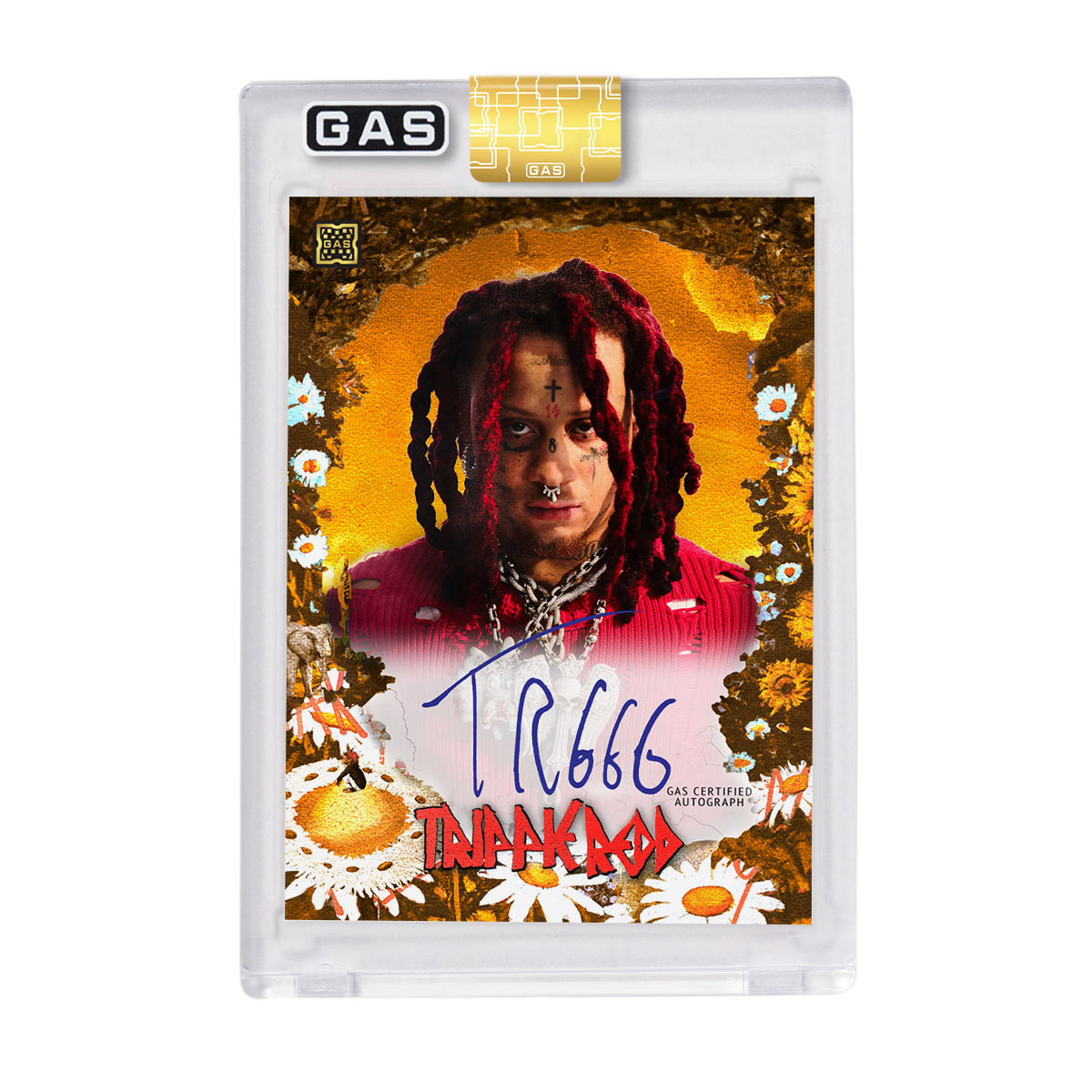 Limited Edition Trippie Redd Cracked Foil #’d to 100 GAS Card Set