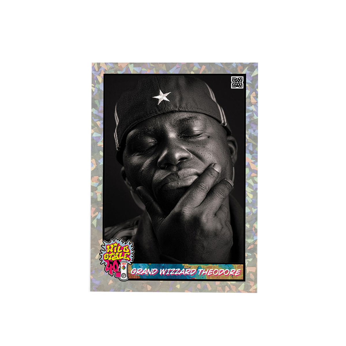 Limited Edition Wild Style 40th Anniversary GAS Cracked Foil Cards #1-4 Set