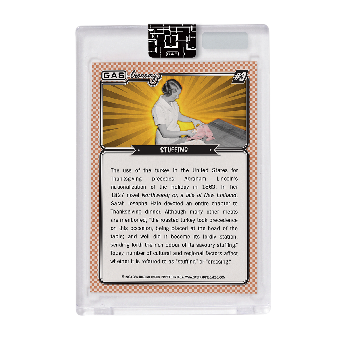 GAS-tronomy #3 Stuffing Open Edition Trading Card