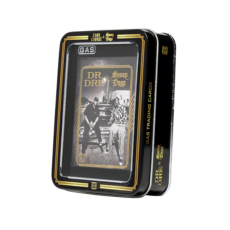The Official Dr. Dre & Snoop Dogg Deluxe GAS Trading Card Tin Box Set