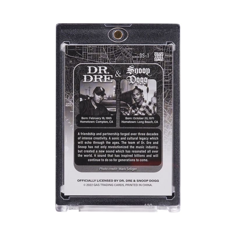 The Official Dr. Dre & Snoop Dogg Deluxe GAS Trading Card Tin Box Set