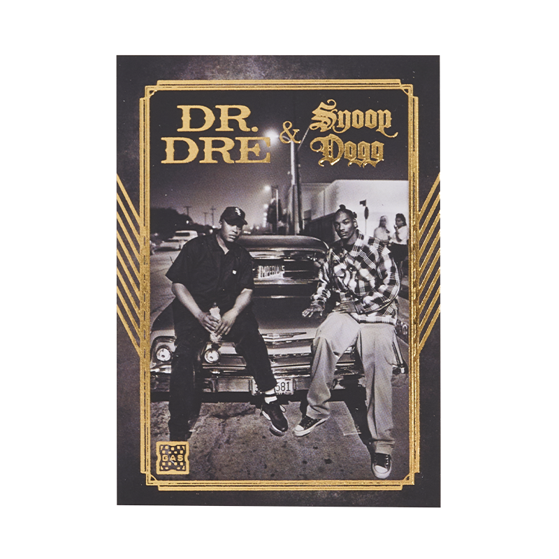 The Official Dr. Dre & Snoop Dogg Deluxe GAS Trading Card Tin Box Set
