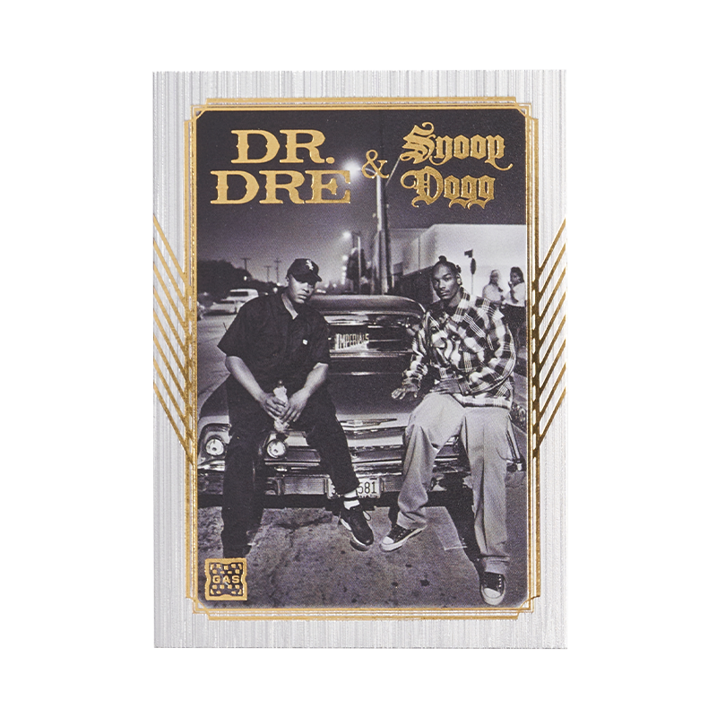 The Official Dr. Dre & Snoop Dogg Deluxe GAS Trading Card Tin Box Set