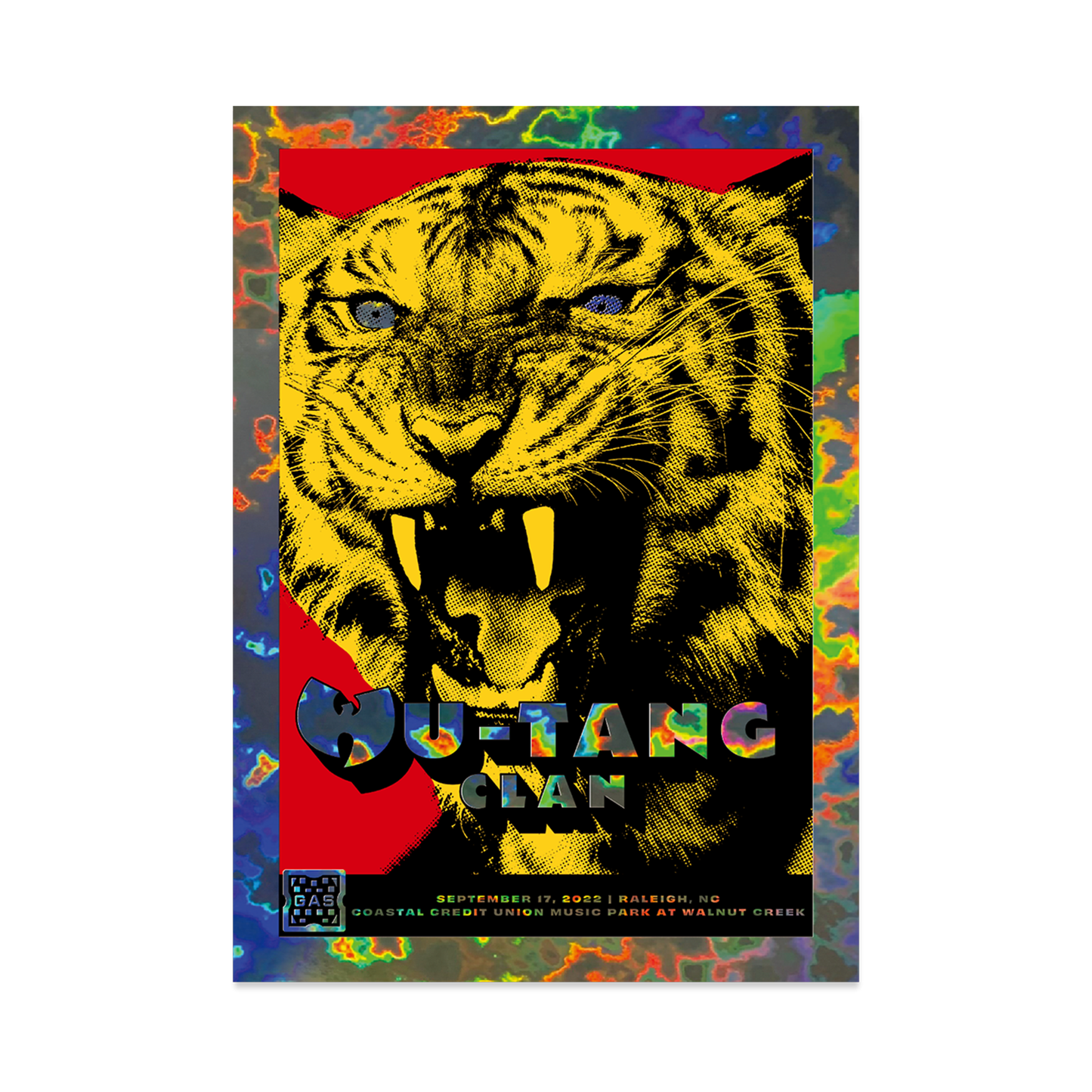 GAS Wu-Tang Clan 9/10-9/17 NTWRK Exclusive 5 Magma Foil Limited Edition Card Bundle