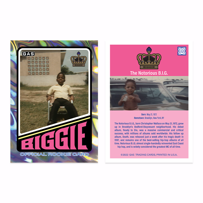 GAS The Notorious B.I.G. Biggie Smalls Rookie Card