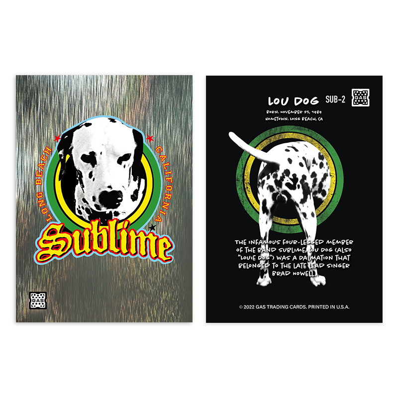 The Official Sublime GAS Trading Cards #1-3 Base Bundle