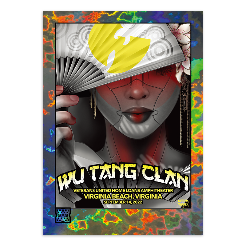 GAS Wu-Tang Clan 9/10-9/17 NTWRK Exclusive 5 Magma Foil Limited Edition Card Bundle