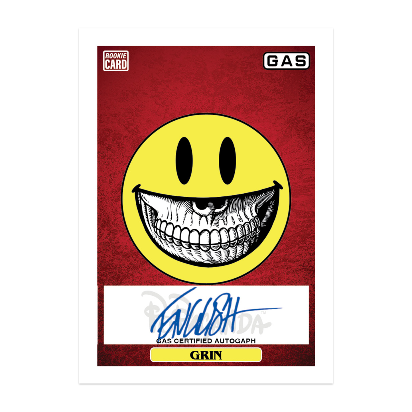 GAS Ron English #1 Grin Rookie Card