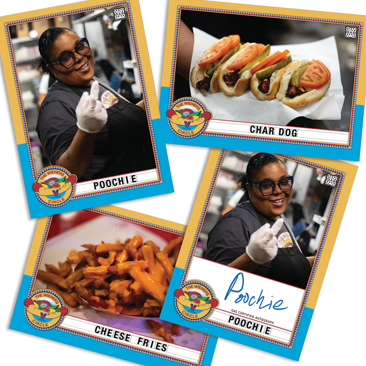 Limited Edition Local Legends: The Wiener’s Circle GAS Trading Cards Autograph Set