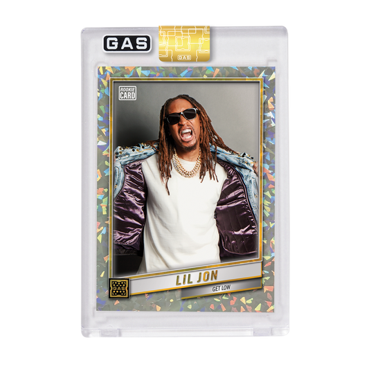 Limited Edition Lil Jon 2024 GAS Cracked Ice Foil Prism Trading Card