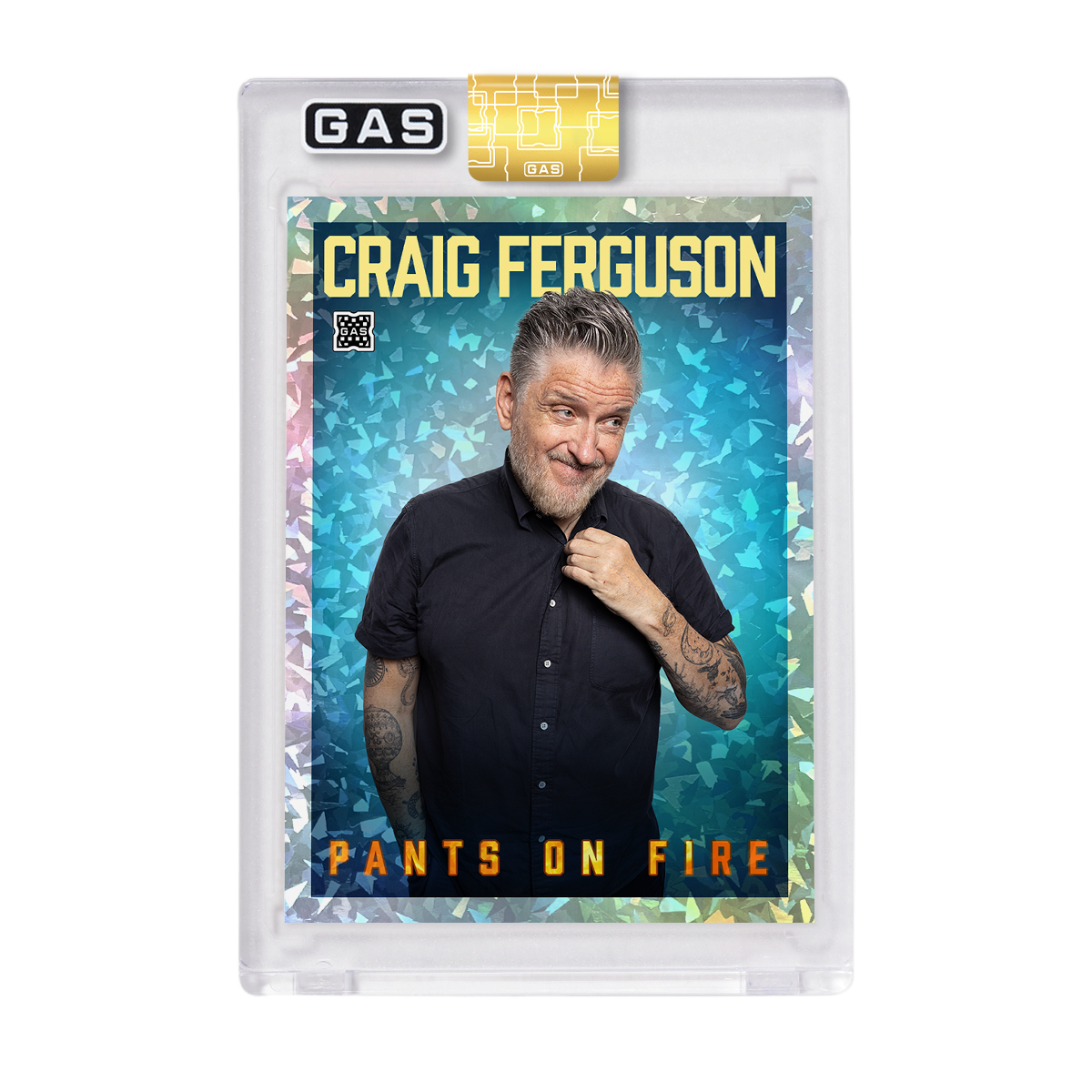 Limited Edition Craig Ferguson x GAS Cracked Foil Card