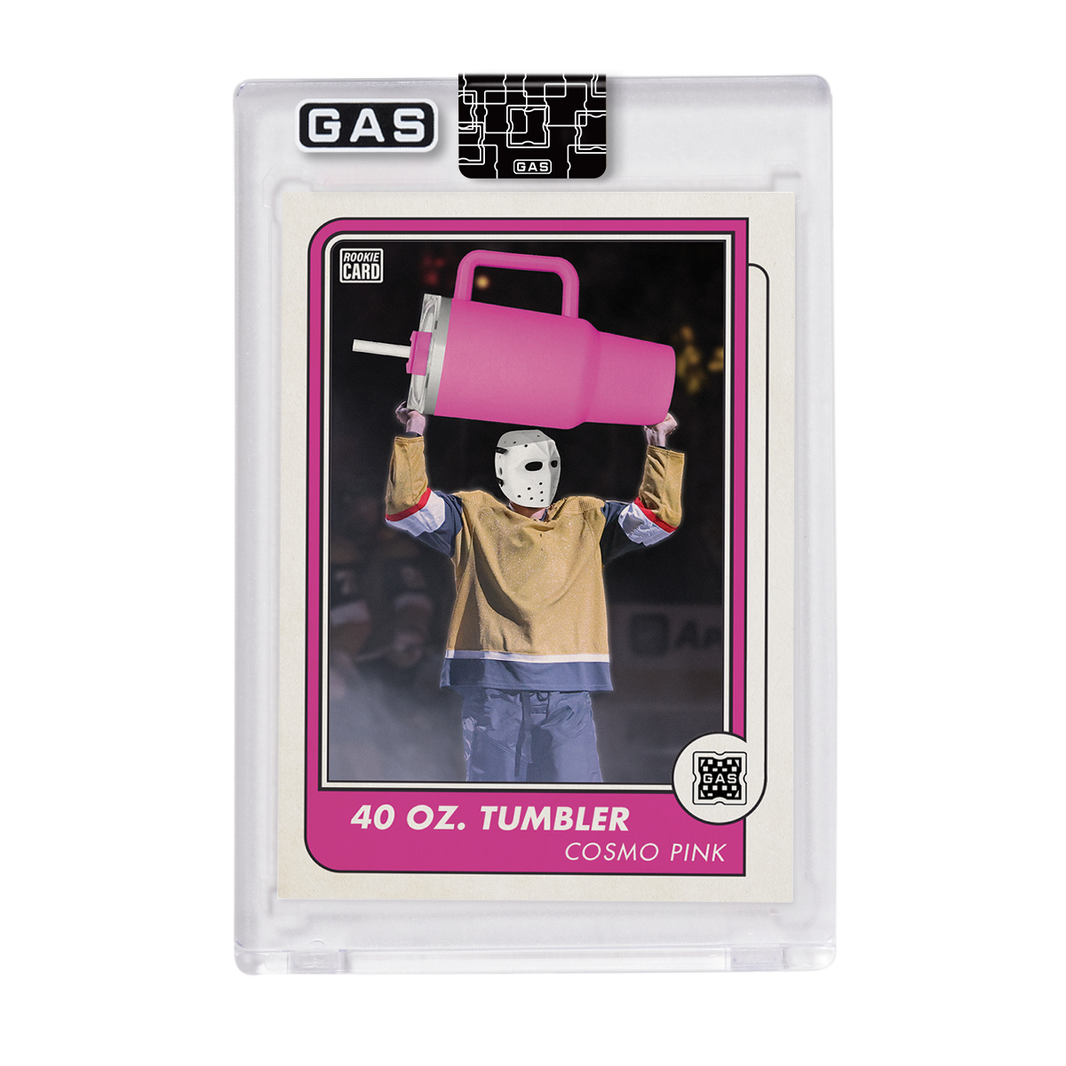 GAS 40 Oz. Pink Tumbler Rookie Open Edition Trading Card