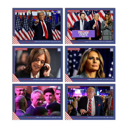 Open Edition Trump Wins 6-GAS Trading Cards Set