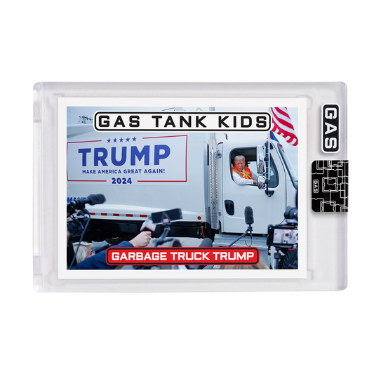 Open Edition Donald Trump Garbage Truck GAS Trading Card