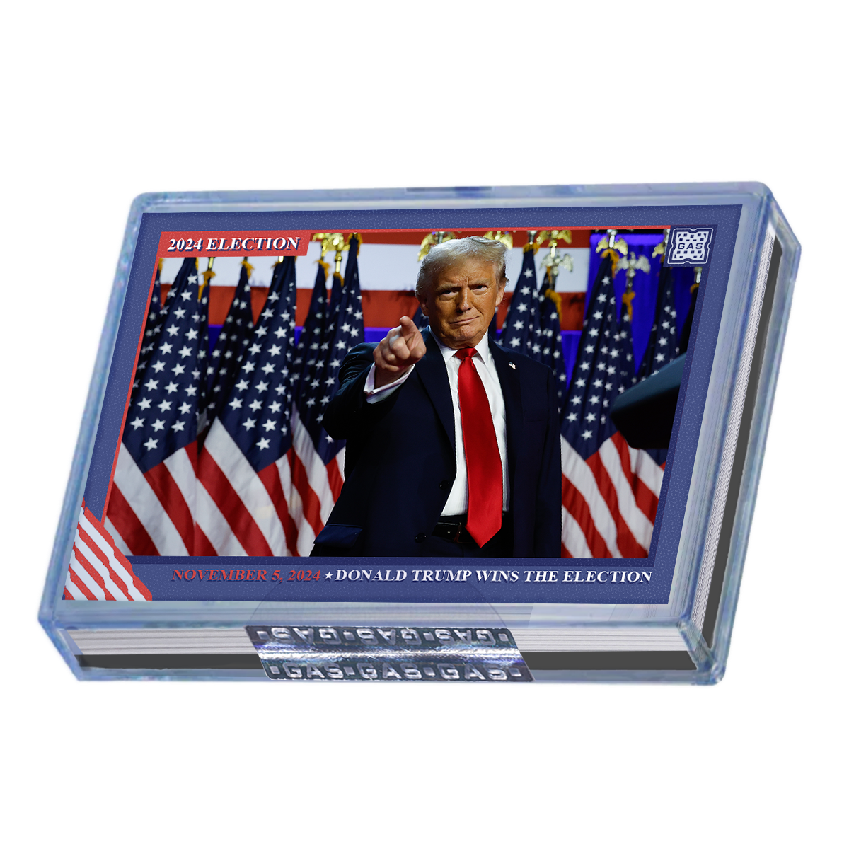 Open Edition Trump Wins 6-GAS Trading Cards Set