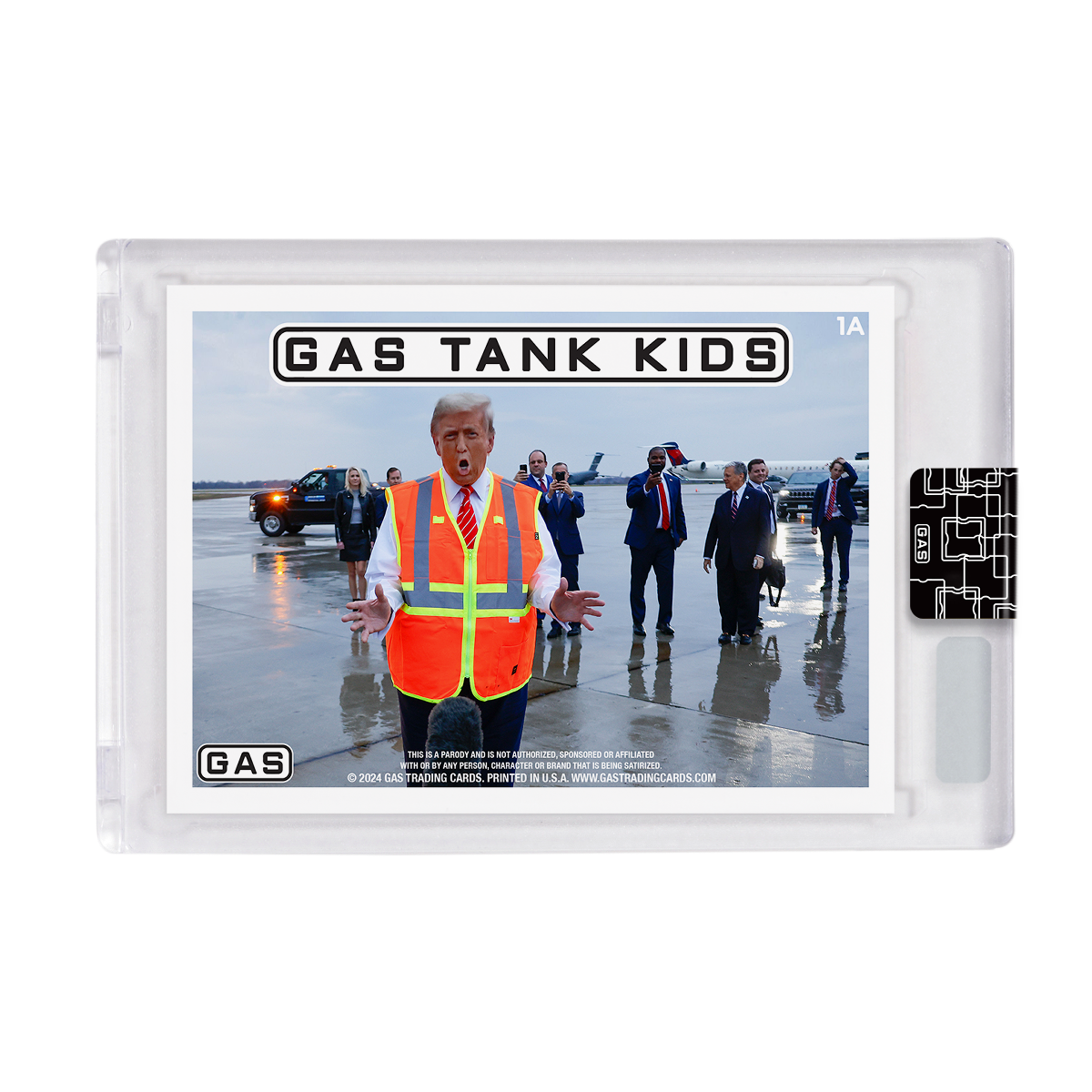 Open Edition Donald Trump Garbage Truck GAS Trading Card