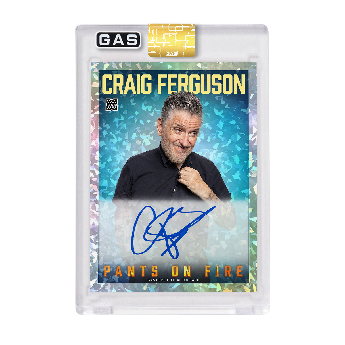 Limited Edition Craig Ferguson x GAS Cracked Foil Card