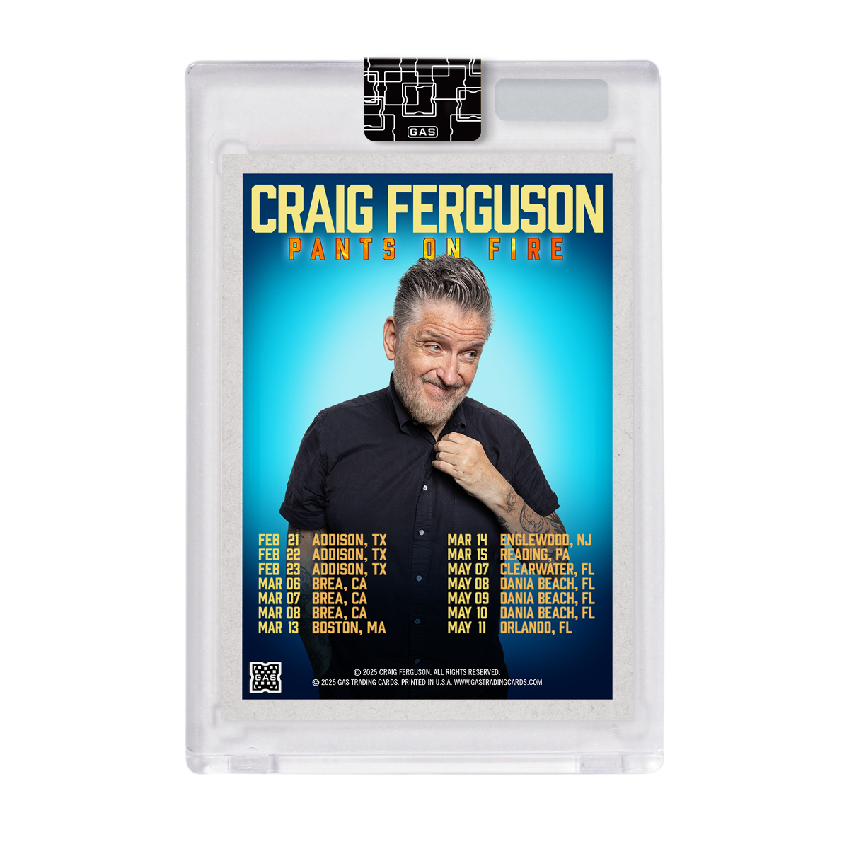 Craig Ferguson x GAS Trading Card