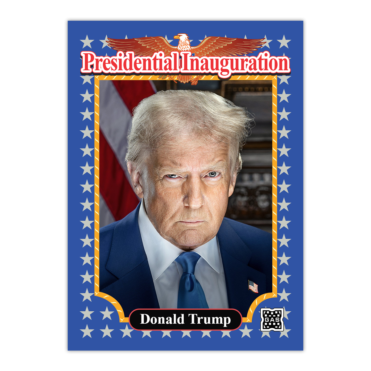 Open Edition GAS Trump Inauguration Complete 9-Trading Card Set