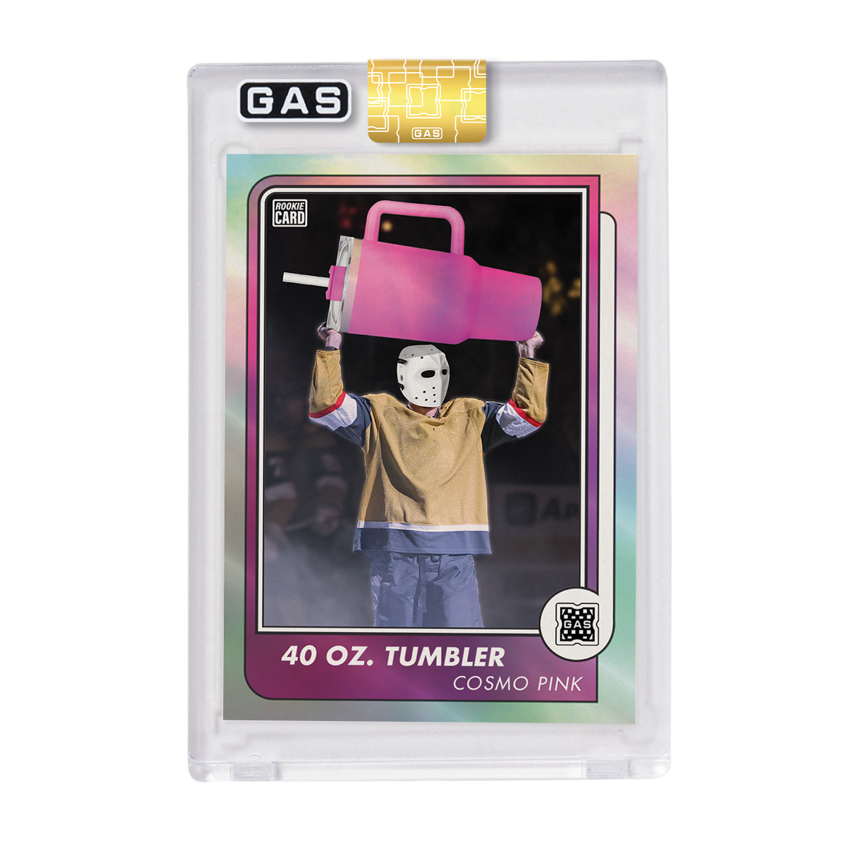 GAS 40 Oz. Pink Tumbler Rookie Open Edition Trading Card