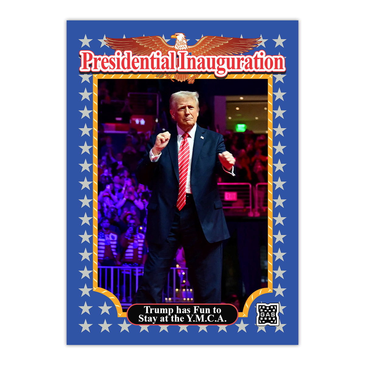 Open Edition GAS Trump Inauguration Complete 9-Trading Card Set