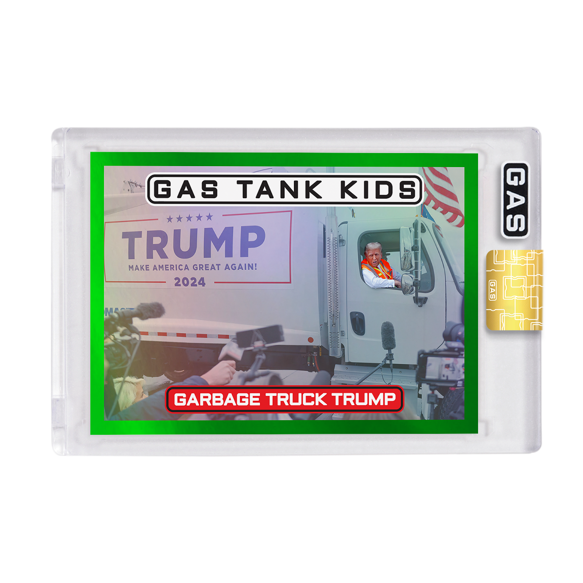 Open Edition Donald Trump Garbage Truck GAS Trading Card