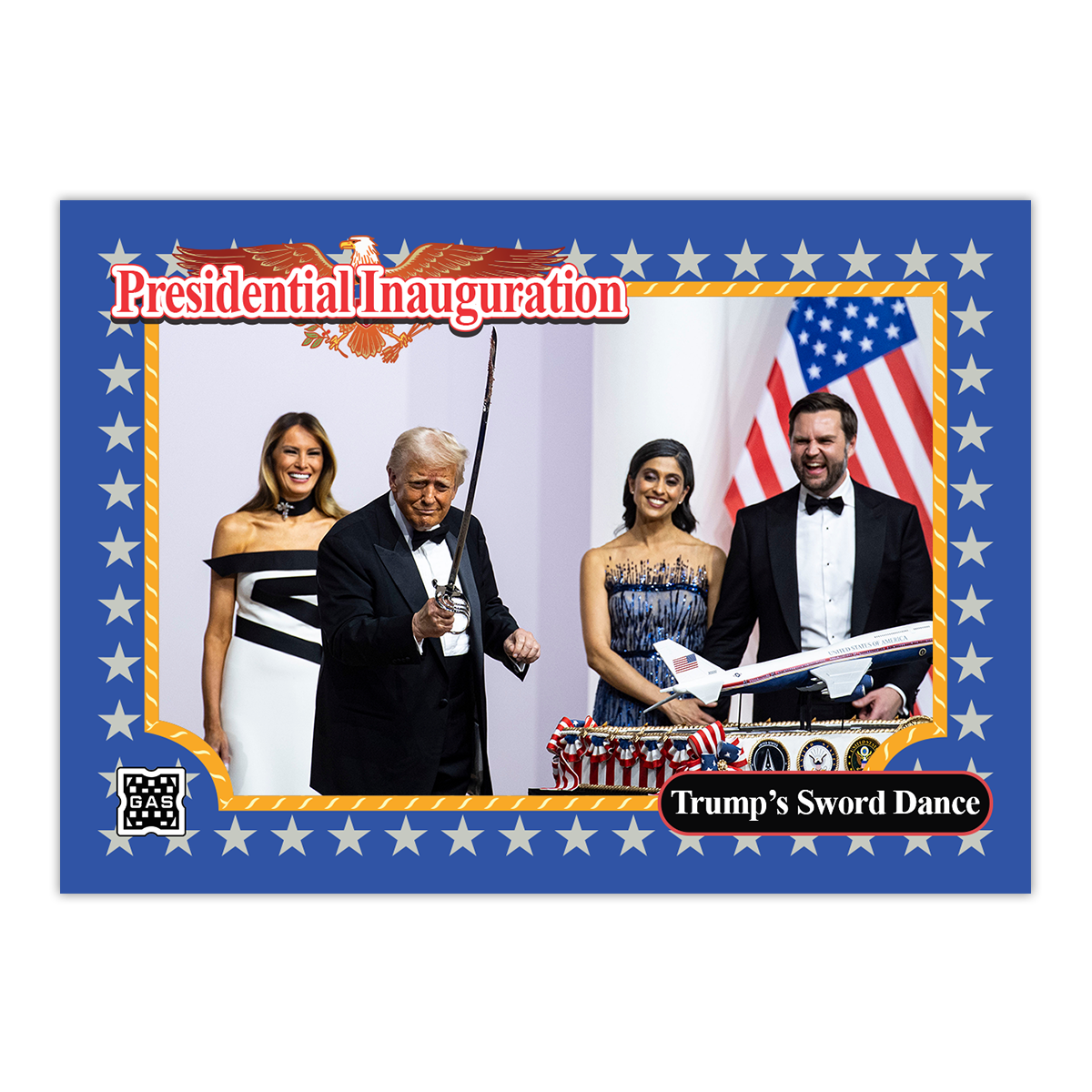 Open Edition GAS Trump Inauguration Complete 9-Trading Card Set