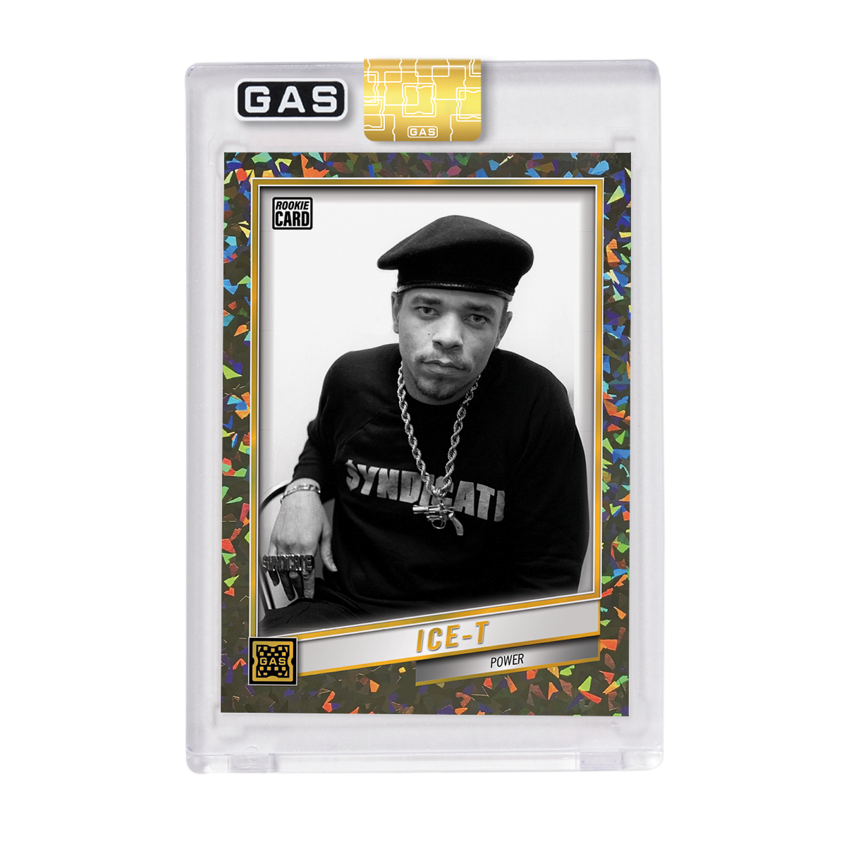 Limited Edition Ice-T 2023 GAS Cracked Foil Prism Hip-Hop Trading Cards Set